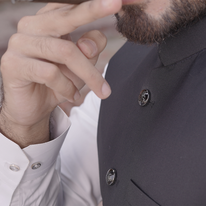 Black - Mens Unstitched Fabrics Online