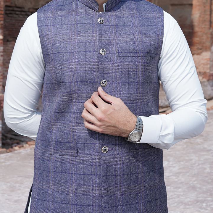 Tealish Blue - Mens Unstitched Fabrics Online