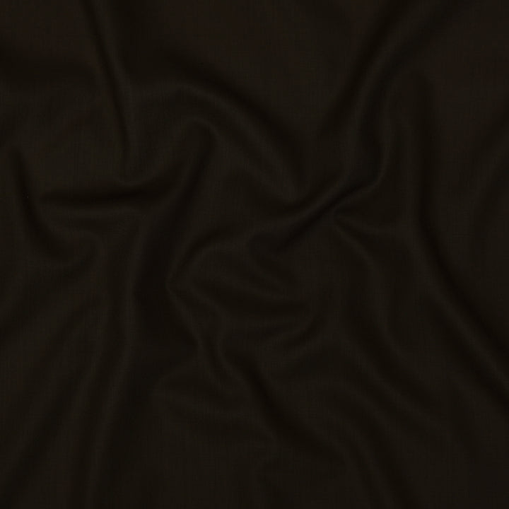 Super Fine Luxury Wool - Dark Brown - Mens Unstitched Fabrics Online
