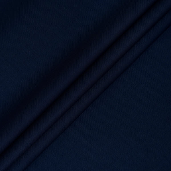 Super Fine Luxury Wool - Dark Navy Blue - Mens Unstitched Fabrics Online