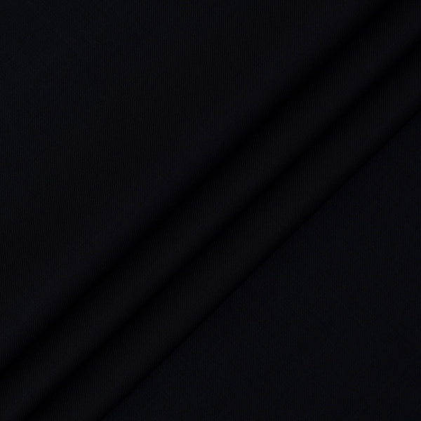 Super Fine Luxury Wool - Ebony Black - Mens Unstitched Fabrics Online