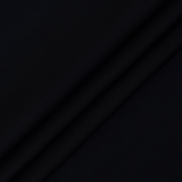 Super Fine Luxury Wool - Ebony Black - Mens Unstitched Fabrics Online